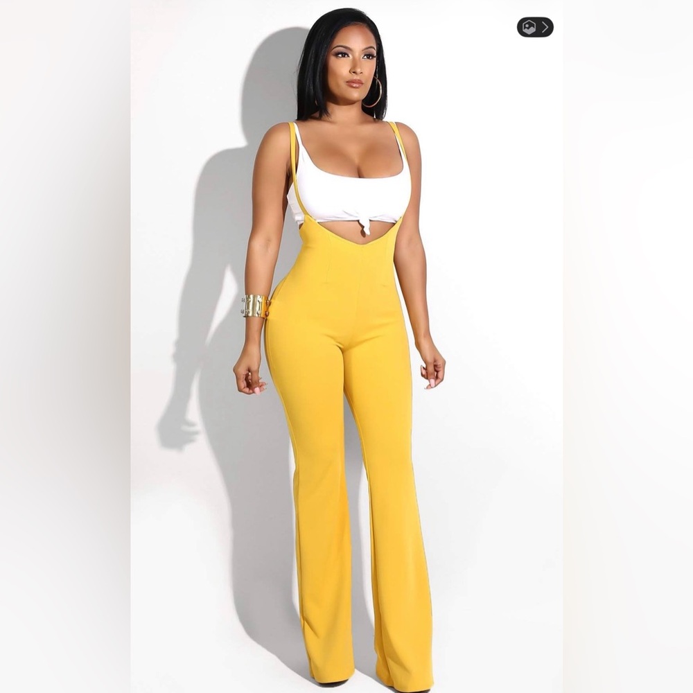 Yellow Women's Jumpsuit set